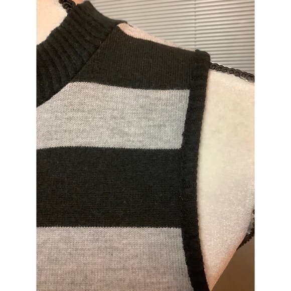 Red Haute Grey & Black Striped Tank — NWT — SMALL - Picture 5 of 7